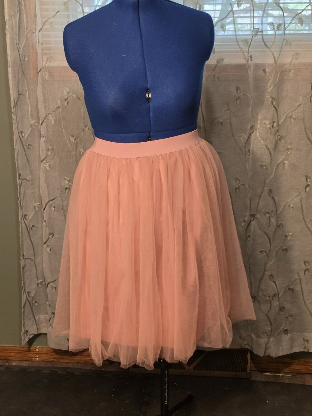 Pink Tulle Skirt with Lining